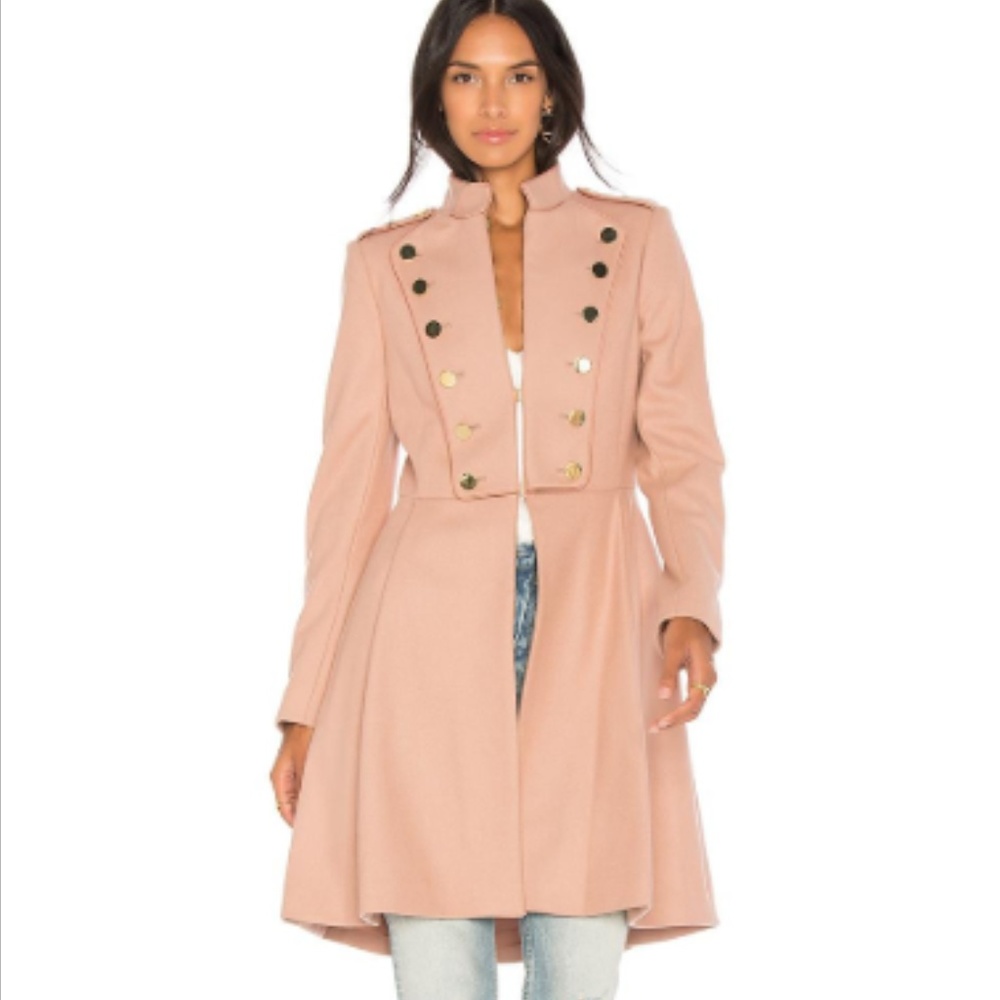 Alice + Olivia Rossi Military Coat SZ S - Picture 2 of 7